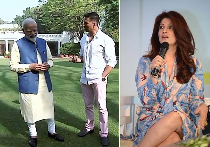 Akshay Kumar wife Twinkle Khanna replies to PM Narendra Modi PM નરેન્દ્ર મોદીએ અક્ષય કુમારને પત્ની ટ્વિકંલ વિશે શું કરી વાત? ટ્વિકંલ ખન્નાનો જવાબ સાંભળીને આશ્ચર્ય થશે