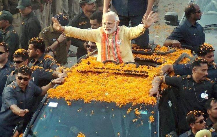 Loksabha Elections 2019 PM Modi to road show in Varanasi today PM મોદીનો આજે વારાણસીમાં રોડ શો, સાંજે કરશે ગંગા આરતી