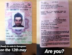 વિરાટ કોહલીએ શેર કર્યું વોટર આઈડી કાર્ડ, જાણો કઇ તારીખે ક્યાંથી કરશે વોટિંગ