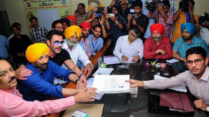 sunny deol has property of 87 crores files his nomination from gurdaspur lok sabha seat બોલિવૂડના એક્ટર અને ભાજપના આ ઉમેદવાર પર 53 કરોડ રૂપિયાનું દેવું