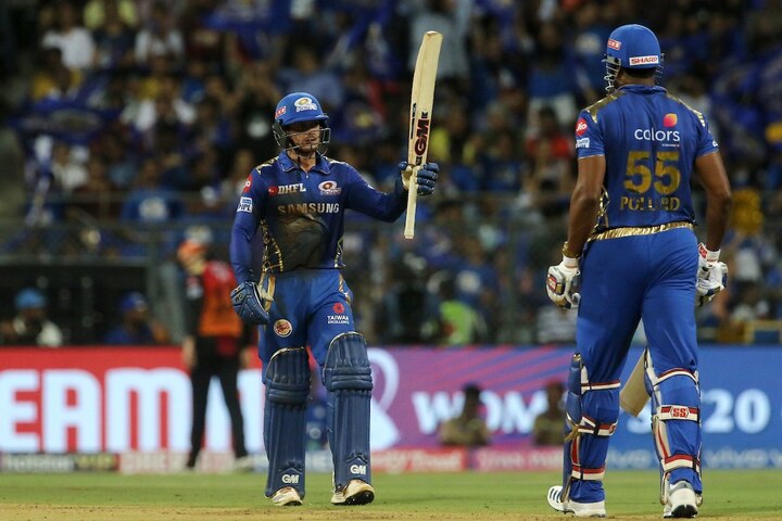 Mumbai Indians wins the toss and elects to bat first against sunrisers hyderabad MI vs SRH : હૈદરાબાદને જીતવા માટે મુંબઇ ઇન્ડિયન્સે  આપ્યો 163 રનનો પડકાર