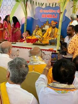 વિશાલ બાવા સાહેબ નવજાત પુત્રનો નામકરણ સમારંભ મુંબઇ ખાતે યોજાયો