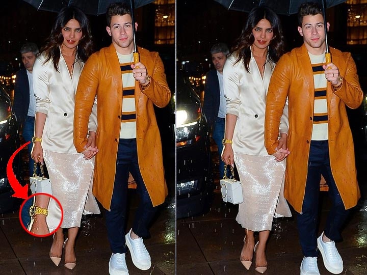 Bollywood Actress Priyanka Chopra wore expensive hand watch પ્રિયંકા ચોપરાએ હાથમાં પહેરેલી ઘડિયાળની કિંમત સાંભળીને ચક્કર આવી જશે! જાણો વિગત