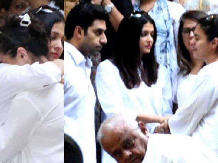 અજય દેવગને પિતાની અર્થીને કાંધ આપી હતી. અજય દેવગનના પિતાના અંતિમ સંસ્કાર વીલે પાર્લે (વેસ્ટ)ના સ્મશાન ગૃહમાં થયા હતાં.