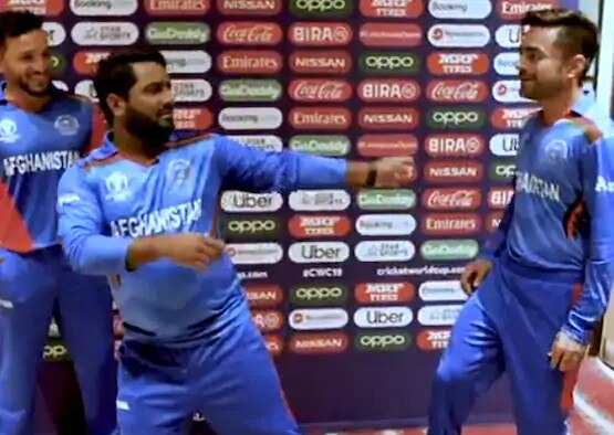 Rashid Khan and Mohammad Shahzad's Dance On Bollywood Song in video અફઘાન ક્રિકેટરોનો બોલીવુડ સોંગ પરનો ડાન્સ જોઈ થઈ જશો ખુશ, જુઓ વીડિયો