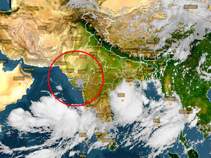 Heavy Rain will be come in Gujarat Different area on next 24 Hours વાયુ વાવાઝોડાને લઈને ગુજરાતના કયા-કયા વિસ્તારોમાં પડી શકે છે ભારે વરસાદ? જાણો વિગત