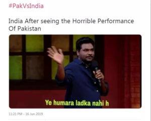 કારમી હાર બાદ પાકિસ્તાનની ઉડી મજાક, સોશિયલ મીડિયા પર વાયરલ થઇ આવી Funny તસવીરો