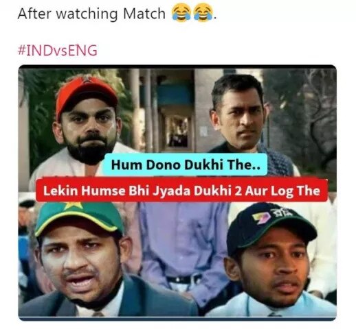 pakistan team trolled on social media after india loss england મેચ ભારત હાર્યુ, પણ સોશિયલ મીડિયામાં ઉડી પાકિસ્તાનની મજાક, જુઓ તસવીરો