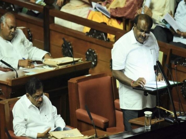 Karnataka crisis BSP MLA is not present in the House during trust motion કર્ણાટક સંકટઃ કુમારસ્વામીએ વિશ્વાસ મત રજૂ કર્યો, વોટિંગ પહેલા યેદિયુરપ્પાનો બહુમતનો દાવો