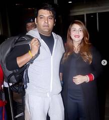 પ્રથમવાર બેબી બંપ સાથે જોવા મળી કપિલ શર્માની વાઇફ, જુઓ તસવીરો