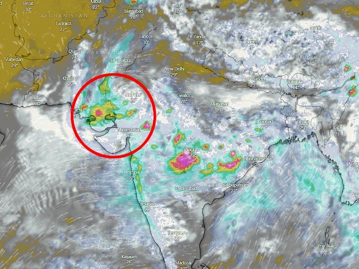 Monsoon Gujarat: Heavy Rain will be started in Gujarat on next 5 days સાવધાન! ગુજરાતના કયા વિસ્તારમાં ધોધમાર વરસાદ તુટી પડશે? હવામાન વિભાગે કરી આ આગાહી?