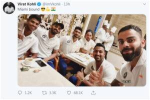 વેસ્ટ ઇન્ડિઝ જતાં પહેલા આ એક તસવીર શેર કરીને ફરી ફસાયો વિરાટ કોહલી, જાણો વિગતે