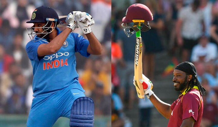 india vs west indies 1st t20 rohit sharma 4 sixes away from beating chris gayle record આજની મેચમાં ક્રિસ ગેલનો હાઈએસ્ટ સિક્સરનો રેકોર્ડ તોડી શકે છે આ ભારતીય બેટ્સમેન