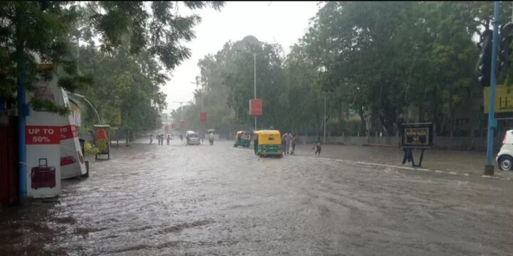 heavy rain in kavant in last 24 hours ગુજરાતના આ વિસ્તારમાં 24 કલાકમાં 20 ઇંચ વરસાદ ખાબક્યો, હેરણ નદી ગાંડીતુર