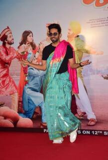 ‘ડ્રીમ ગર્લ’ના ટ્રેલર લૉન્ચિંગ ઇવેન્ટ પર આયુષ્માને પહેરી સાડી, નુશરત ભરૂચાનો જોવા મળ્યો હૉટ અવતાર, જુઓ તસવીરો