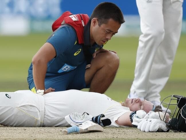 England vs Australia second Ashes test  Marnus Labuschagne Becomes First Concussion Substitute In History  ટેસ્ટ ક્રિકેટમાં પ્રથમ વખત બન્યું આમ, એક બેટ્સમેનના બદલે બીજા બેટ્સમેને કરી બેટિંગ, જાણો વિગતે