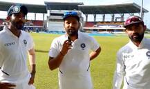 જીત બાદ રોહિતે રહાણેનું લીધુ મજેદાર ઇન્ટરવ્યૂ, કયો સવાલ પહેલો પુછ્યો?, જુઓ વીડિયો