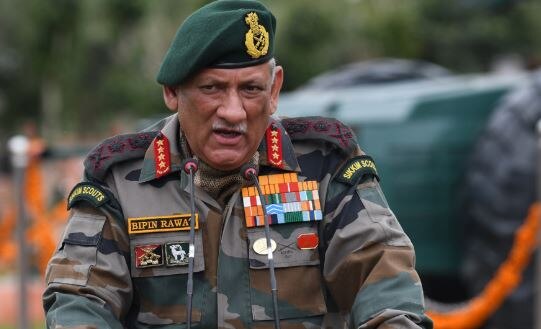 army chief bipin rawat to visit jammu and kashmmir આર્ટિકલ 370 હટ્યા બાદ સેનાના વડા બિપિન રાવત પ્રથમ વખત જમ્મુ -કાશ્મીર જશે