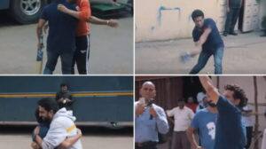 બૉલીવુડના બે સ્ટાર એક્ટર સાથે મુંબઇની ગલીઓમાં ક્રિકેટ રમતો દેખાયો સચિન, વીડિયો વાયરલ