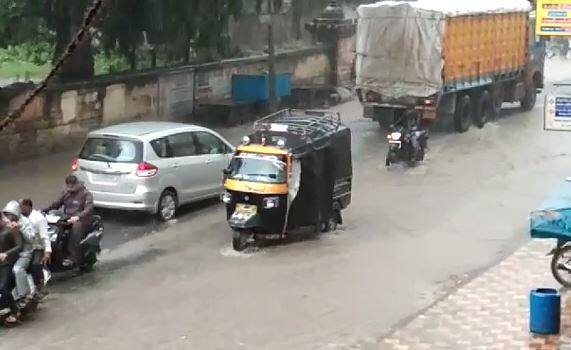 Heavy rainfall start in diu city દીવમાં બે કલાકમાં દોઢ ઈંચ વરસાદ, રાજ્યમાં પાંચ દિવસ ભારે વરસાદની આગાહી