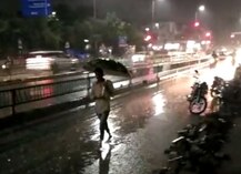 અમદાવાદના અલગ-અલગ વિસ્તારમાં ધીમીધારે વરસાદ