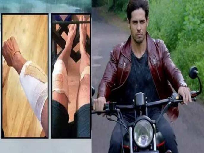 sidharth malhotra meets with an accident while riding a bike shershaah શૂટિંગના સેટ પર આ એક્ટરનું થયું ભયાનક એક્સિડન્ટ, સારૂ થયું હેલ્મેટ પહેર્યું હતું બાકી.....