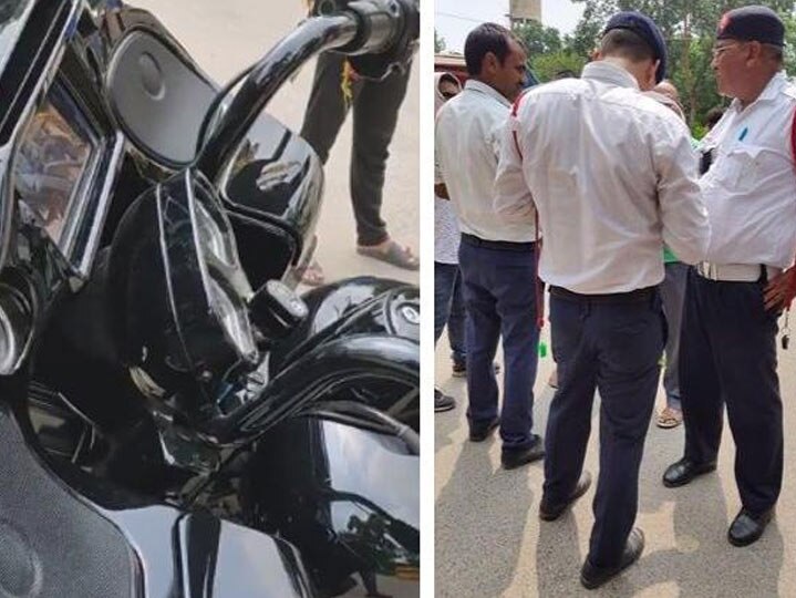Harley-Davidson bike Fined by Delhi Police લક્ઝુરિયસ Harley Davidson બાઈકને ટ્રાફિક પોલીસે કેમ ફટકાર્યો મેમો? કારણ જાણીને તમે ચોંકી જશો