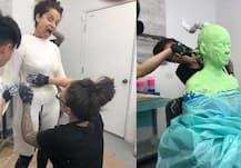 જયલલિતા પર બની રહેલી ફિલ્મ Thalaivi માટે કંગનાએ ટ્રાઈ કર્યો પ્રોસ્થેટિક લુક, જુઓ તસવીરો