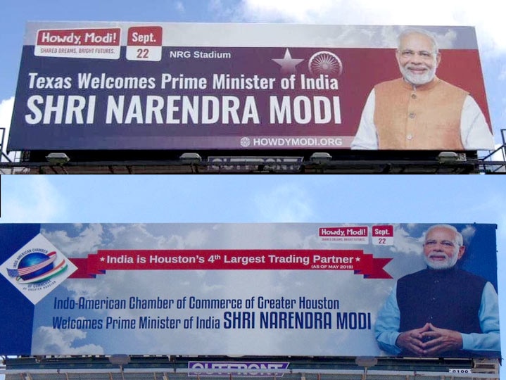 With 50,000 indian peoples attendees and Donald Trump, Narendra Modi to address his biggest-ever US rally PM નરેન્દ્ર મોદી અમેરિકા પહોંચે તે પહેલાં જ હ્યુસ્ટનમાં ‘મોદી મોદી’, ભારતીયો USના રસ્તાઓ પર કેવી રીતે કરે છે પ્રચાર?