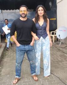 સેફ અલી ખાન સાથે શૂટિંગ પર જોવા મળી કરીના કપૂર ખાન, જુઓ તસવીરો