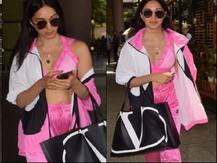 બોલિવૂડની આ હૉટ એક્ટ્રેસ એરપોર્ટ પર પિંક લૂકમાં સ્પૉટ થઈ, જુઓ તસવીર