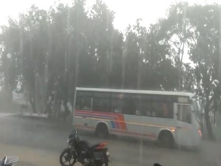 Heavy rain in Amreli and surrounding rural area અમરેલી શહેર તેમજ ગ્રામ્ય વિસ્તારોમાં ધોધમાર વરસાદ, ખેડૂતોમાં ચિંતા