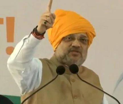 Amit Shah asks Rahul, Pawar to clarify stand on abrogation of Art 370 મહારાષ્ટ્ર ચૂંટણીઃસાંગલીમાં શાહે કહ્યું- એક જવાન શહીદ થશે તો 10 દુશ્મનોને ઠાર કરીશું