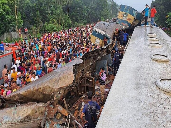 Bangladesh 16 people died and 58 others injured in two train accident બાંગ્લાદેશ: ટ્રેક બદલતી વખતે બે ટ્રેનો અથડાઈ, 16 લોકોના મોત, 50થી વધુ ઘાયલ