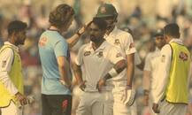 ડે-નાઈટ ટેસ્ટ: શમીનો બાઉન્સર લિટન દાસને માથા પર વાગ્યો, સીટી સ્કેન માટે હોસ્પિટલ લઇ જવાયો