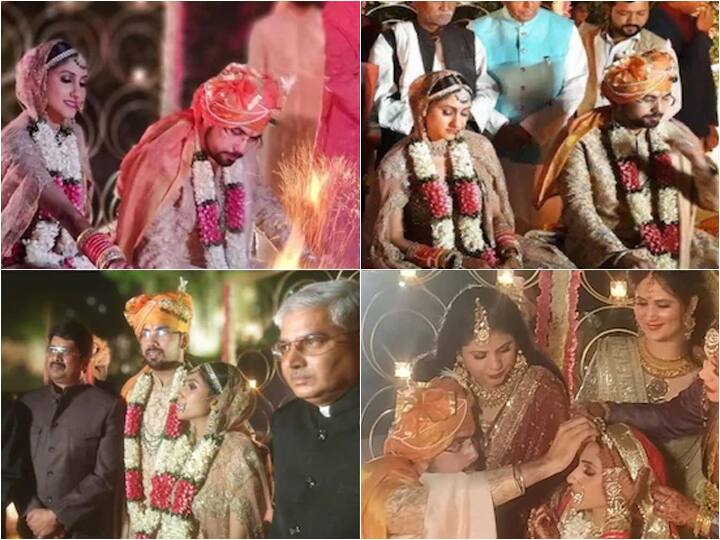 UP Congress MLA Aditi Singh to married From Punjab MLA Angad Singh MLA અદિતિ સિંહ કોંગ્રસના કયા MLA સાથે લગ્નગ્રંથીથી જોડાઈ? તસવીરોમાં જુઓ કેવો હતો માહોલ?
