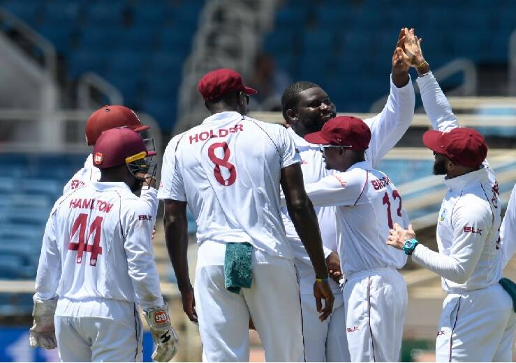 West indies vs Afghanistan Rahkeem Cornwall takes 7 wickets in 75 runs WIvAFG: વિશ્વના સૌથી વજનદાર ખેલાડીએ બનાવ્યો મોટો રેકોર્ડ, જાડેજા-અશ્વિનને રાખ્યા પાછળ