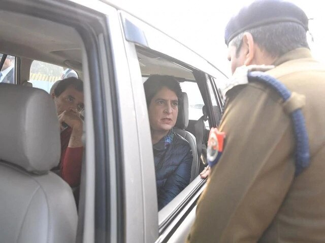 CAA violence and Protest: rahul gandhi and priyanka gandhi stopped at meerut CAA બાદ ભડકેલી હિંસામાં માર્યા ગયેલા લોકોના પરિવારને મળવા જતાં રાહુલ-પ્રિયંકાને પોલીસે રોક્યા, મેરઠ બોર્ડર પરથી પાછા મોકલ્યા