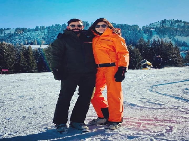  Virat Kohli and Anushka Sharma reached Switzerland for winter vacation સ્વિત્ઝર્લેન્ડમાં વેકેશન ગાળવા પહોંચ્યા વિરાટ-અનુષ્કા, તસવીરો થઈ વાયરલ