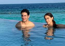 સારા અલી ખાન માલદીવમાં ભાઇ સાથે ગાળી રહી છે વેકેશન, બીચ પર એન્જૉય કરતી કરી શેર