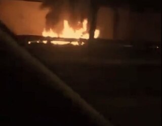Air strikes target Iraqi militia convoy north of Baghdad, killing six people ઈરાક પર સતત બીજા દિવસે અમેરિકાની એર સ્ટ્રાઈક, 6 લોકોનાં મોત