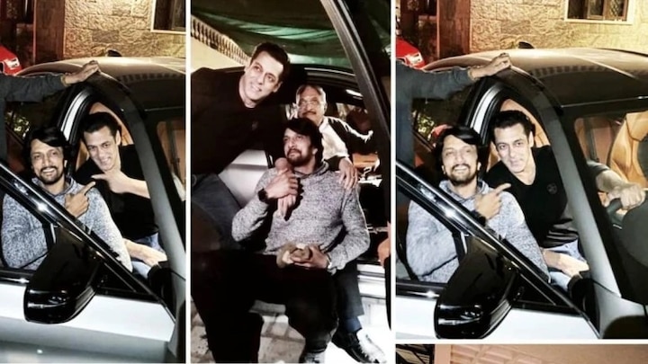 salman khan gift bmw car to dabangg 3 actor kichcha sudeep સલમાન ખાને ‘દબંગ 3’ના આ કો-સ્ટારને ગિફ્ટમાં આપી 1.5 કરોડ રૂપિયાની BMW કાર, એક્ટરે શેર કરી તસવીર