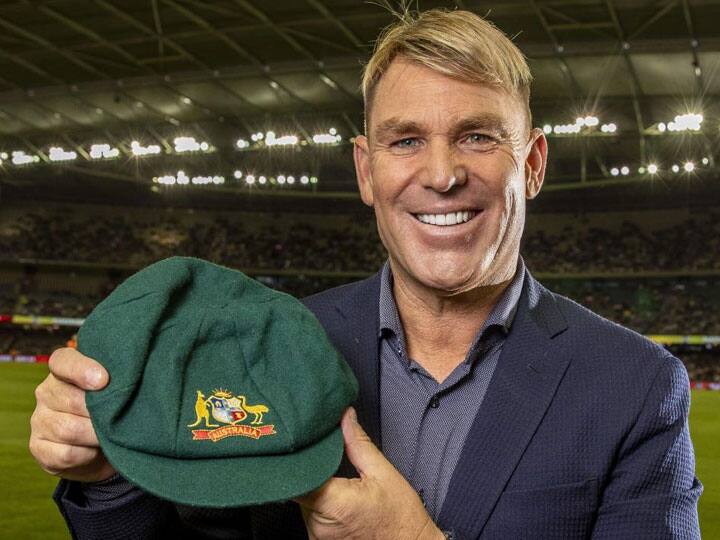 Australian cricketer Shane Warne auctions baggy green cap ભૂતપૂર્વ ક્રિકેટર શેન વોર્નની કેપની કેટલામાં થઈ હરાજી? કિંમત જાણીને ચોંકી જશો