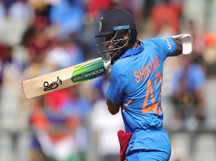 India vs Australia Shikhar Dhawan complets 1000 odi runs against Australia શિખર ધવને ઓસ્ટ્રેલિયા સામે વન ડેમાં પૂરા કર્યા 1000 રન, બન્યો 5મો ભારતીય બેટ્સમેન