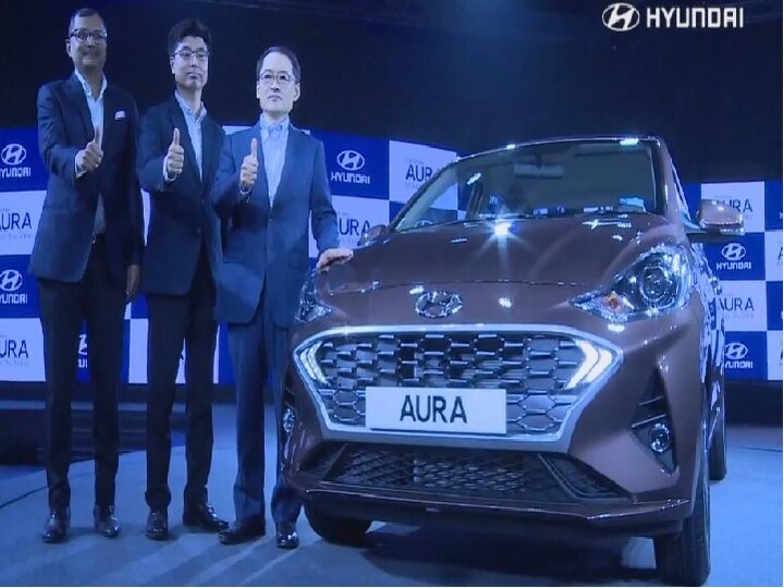 Hyundai launched compact sedan Aura know features and price Hyundai એ લોન્ચ કરી કોમ્પેક્ટ સેડાન Aura, કિંમત 6 લાખ રૂપિયાથી પણ ઓછી, જાણો કેવા છે ફીચર્સ