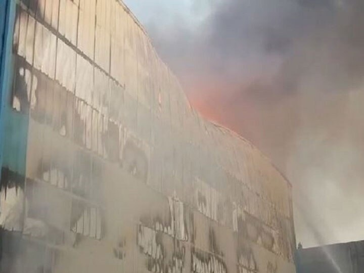 6 Peopel Died in Major fire breaks out in a garments unit near Ahmedabad Pirana અમદાવાદમાં કાપડની ફેક્ટરીમાં ભીષણ આગ લાગતાં 6 મજૂરનાં મોત, 6 કલાક બાદ આગ પર કાબૂ મેળવાયો