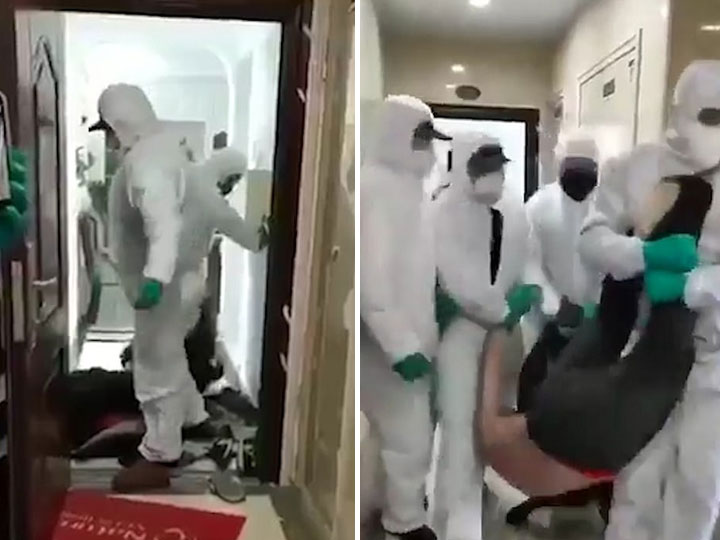 ચીનમાં શંકાસ્પદ દર્દીઓને ઘરમાંથી ઢસેડીને લઈ જવાય છે હોસ્પિટલ, આ તસવીરો જોઈને ચોંકી જશો