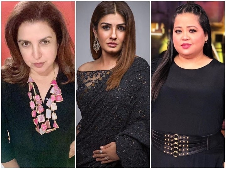 raveena tondon farah khan and bharti singh arresting demand over a case રવીના ટંડન, ભારતી સિંહ અને ફરાહ ખાનની થઈ શકે છે ધરપકડ, જાણો શું છે સમગ્ર ઘટના