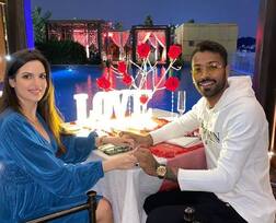 હાર્દિંક પંડ્યાએ 37 બોલમાં ઠોકી સદી, મંગેતર નતાશાએ કહ્યું- ખતરનાક હિટર છે કુંગ ફૂ પંડ્યા