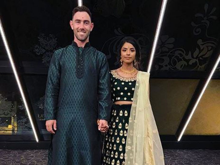 Glenn Maxwells fiancee Vini Raman shares photo from their Indian engagement ઓસ્ટ્રેલિયન ક્રિકેટર ગ્લેન મેક્સવેલે ભારતીય અંદાજમાં ફિયાન્સી વિની રમન સાથે કરી સગાઇ